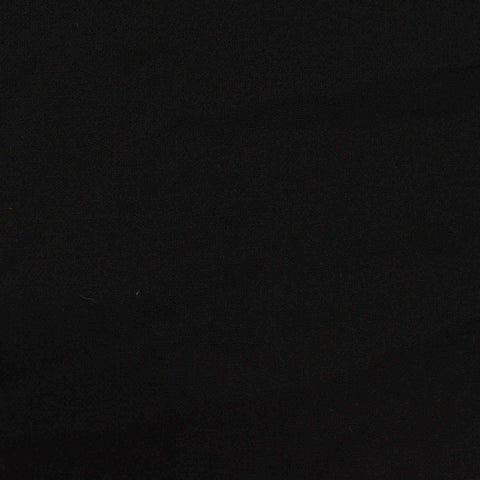 Polyester Viscose Stretch Woven Fabric, 300 gsm — Black