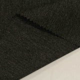 Viscose Nylon Stretch Ponte Knit Fabric, 385 gsm, 160 cm — Black — photo 2