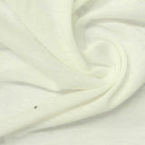 Polyester Linen Jersey Knit Fabric, 140 gsm, 185 cm — White — photo 2