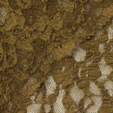 Brown Abstract Lace, Polyester — photo 2