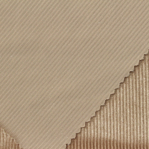 Polyester Stretch Corduroy Fabric, 215 gsm, 165 cm — Khaki