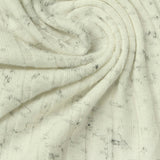 Light Off-White Marl Rib Knit, Viscose-Poly — photo 2