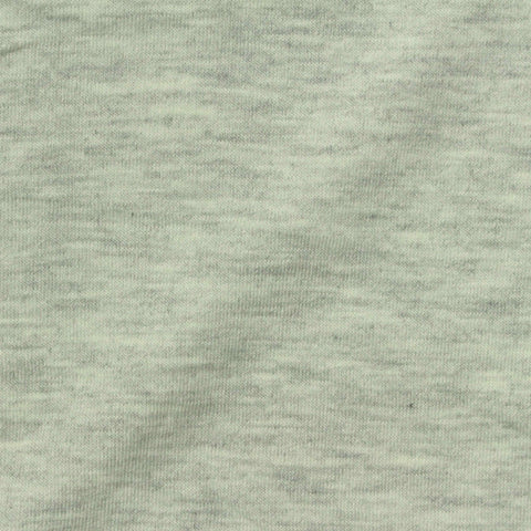 Light Grey Heathered-Marl Jersey Knit, Poly-Viscose, 170 gsm