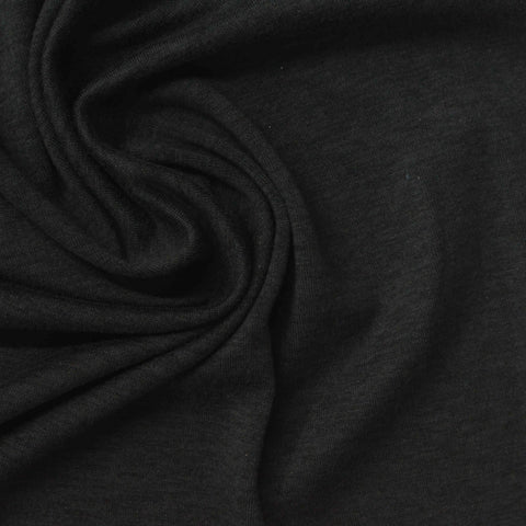 Black Jersey Knit, Poly-Spandex
