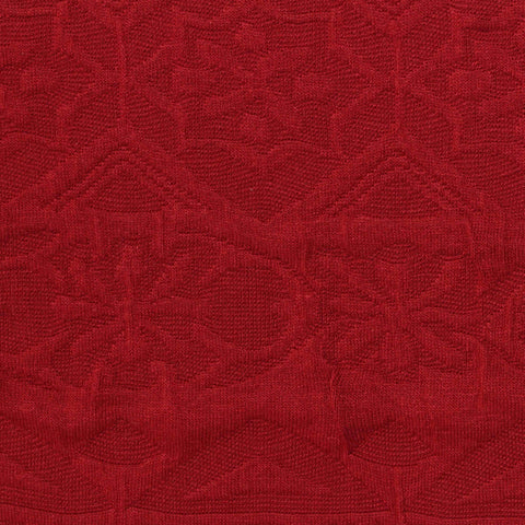 Red Tone-on-Tone Jacquard, Polyester, 255 gsm