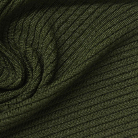 Polyester Stretch Knit Fabric, 285 gsm, 155 cm — Green