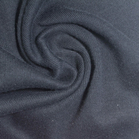Blue Rib Knit, Cotton