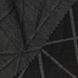 Light Grey Geometric-Line Jacquard, Poly-Cotton — photo 2