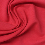 Cotton Polyester Stretch French Terry Fabric, 250 gsm, 180 cm — Red — photo 2