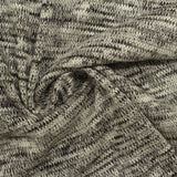 Black Marl Jersey Knit, Poly-Viscose — photo 2