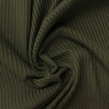Polyester Stretch Rib Knit Fabric, 185 gsm, 150 cm — Green — photo 2