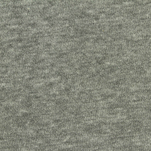 Light Cream Marl French Terry, Poly-Cotton