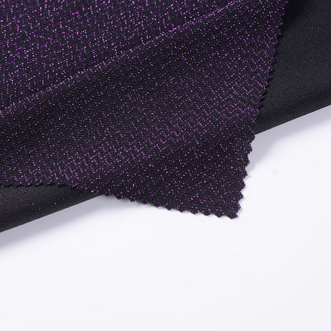Purple Flecks Jacquard, Nylon