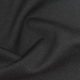 Polyester Viscose Stretch Ponte Knit Fabric, 380 gsm, 160 cm — Black — photo 2