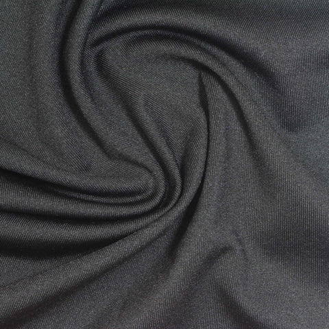 Dark Grey Marl Milk Silk Knit, Polyester, 230 gsm