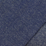Blue Heathered-Marl Rib Knit, Poly-Cotton — photo 2