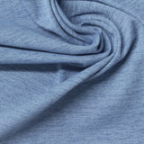 Light Blue Marl Jersey Knit, Polyester — photo 2