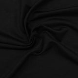 Polyester Stretch Jersey Knit Fabric, 245 gsm, 150 cm — Black — photo 2