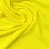 Polyester Stretch Milk Silk Knit Fabric, 180 gsm, 160 cm — Yellow — photo 2