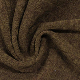 Brown Tone-on-Tone Rib Knit, Polyester — photo 2