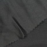 Polyester Stretch Satin Fabric, 105 gsm, 148 cm — Black — photo 2