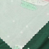 Printed Brushed Polyester Stretch Interlock Knit Fabric, 150 gsm, 152 cm — Green — photo 2