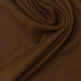 Polyester Stretch Milk Silk Knit Fabric, 250 gsm, 140 cm — Brown — photo 2