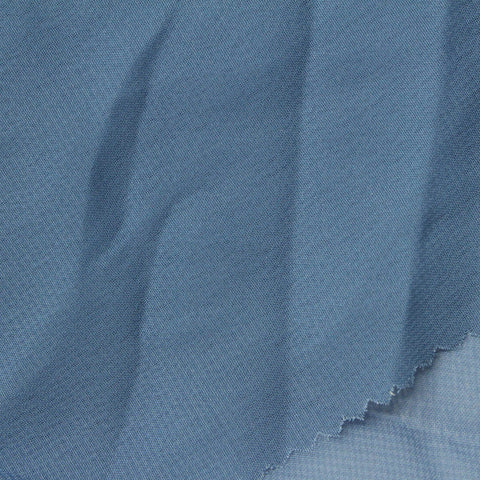 100% Polyester Chiffon Fabric, 80 gsm — Blue