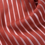 Red Horizontal-Stripe Mesh, Polyester — photo 2