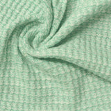 Polyester Viscose Stretch Waffle Knit Fabric, 230 gsm, 155 cm — Green — photo 2