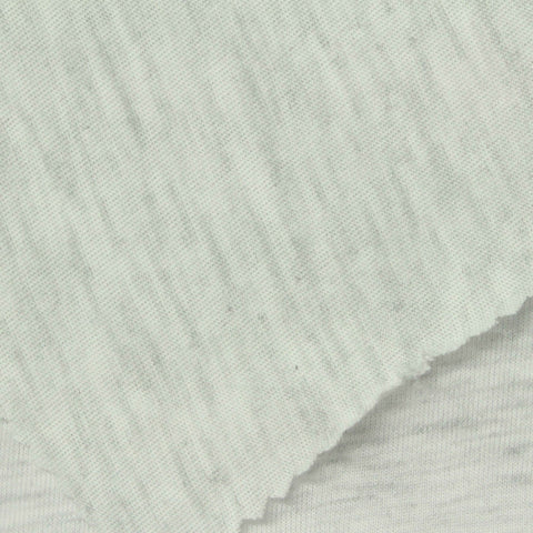 Light Grey Marl Jersey Knit, Poly-Tencel Lyocell, 140 gsm
