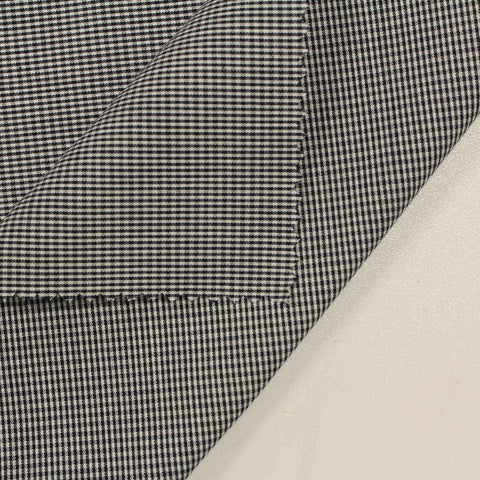 Black Gingham Woven, Cotton, 92 gsm, 145 cm, ref EF-206195