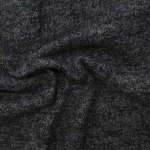 Dark Grey Marl Knit, Polyester, 195 gsm