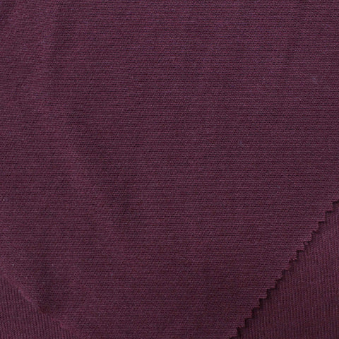 Polyester Viscose Stretch Chunky Knit Fabric, 201 gsm, 160 cm — Purple