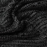 Black Marl Knit, Poly-Cotton — photo 2