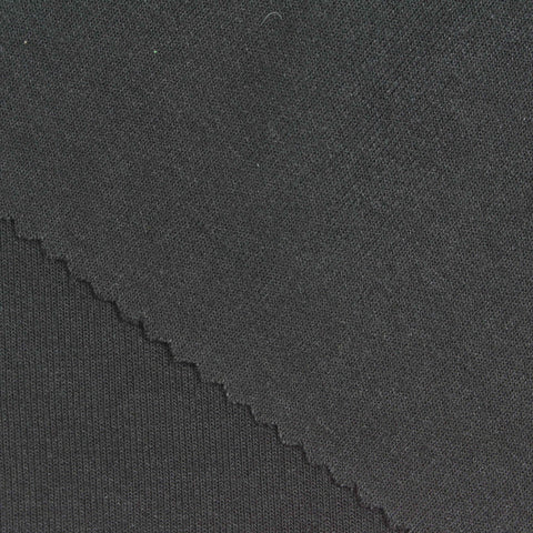 Polyester Viscose Scuba Knit Fabric, 300 gsm — Grey