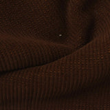 Polyester Stretch Knit Fabric, 400 gsm, 155 cm — Brown — photo 2