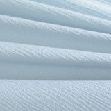 100% Viscose Crepe Fabric, 130 gsm, 128 cm — Blue — photo 2