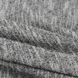 Black Heathered-Marl French Terry, Cotton-Poly — photo 2