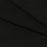 Polyester Viscose Stretch Twill Fabric, 358 gsm, 150 cm — Black — photo 2