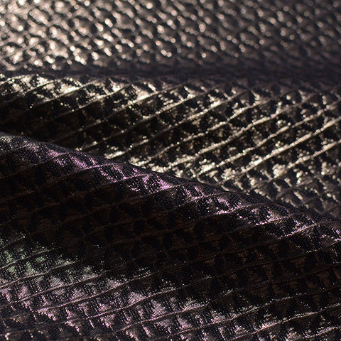 Jacquard Polyester Cotton Woven Fabric, 210 gsm, 145 cm — Brown