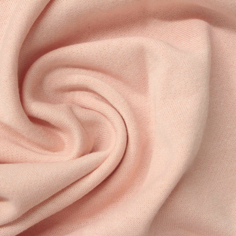 Cotton Polyester French Terry Fabric, 260 gsm, 175 cm — Pink
