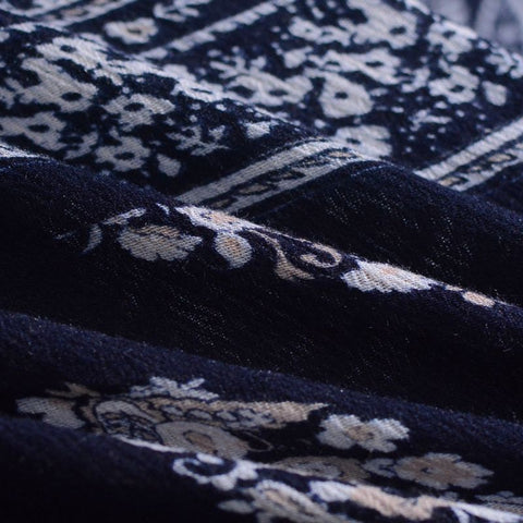 Off-White Paisley Woven, Viscose