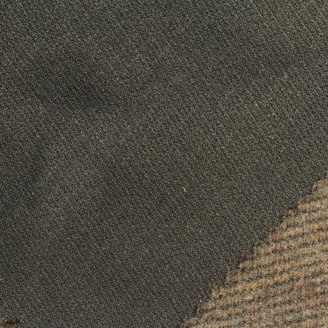 Brown Heather Waffle Knit, Poly-Viscose