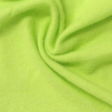 Brushed Polyester Viscose Stretch Chunky Knit Fabric, 188 gsm, 162 cm — Green — photo 2