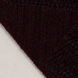 Dark Red Heather Chenille, Poly-Cotton — photo 2