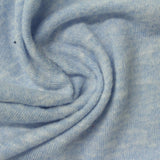 Light Blue Marl Jersey Knit, Viscose-Poly — photo 2