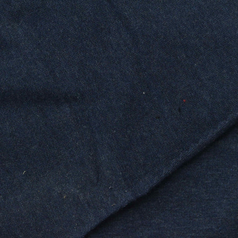 Dark Blue Marl Jersey Knit, Cotton-Poly, 180 gsm, 172 cm