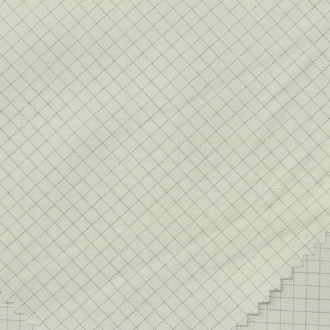 Light Grey Grid Twill, Polyester