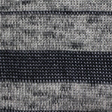 Black Marled-Stripe Jersey Knit, Viscose-Poly — photo 2